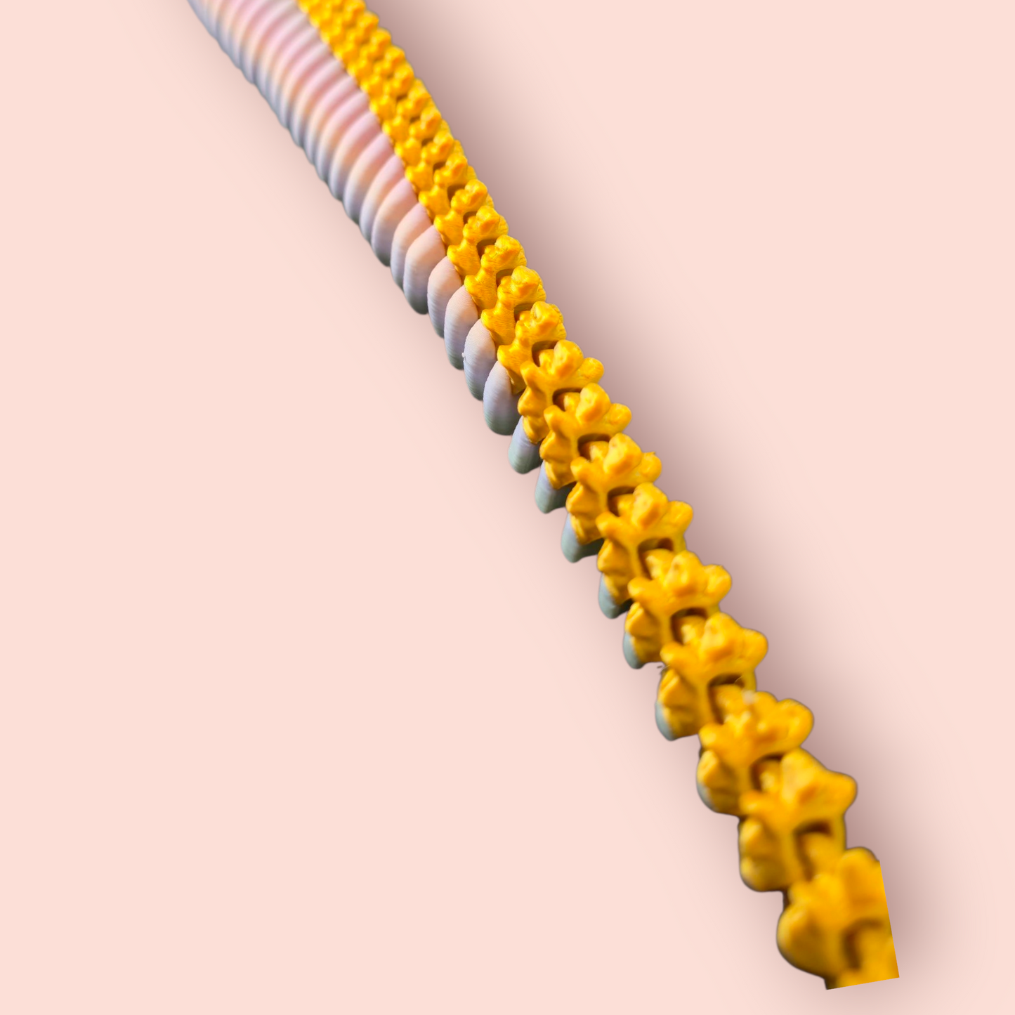 Skeleton Ball Snake – 23" Articulated Sensory Fidget Toy – Stress Relief Gift for Kids & Adults – Long Flexible Desk Toy – ADHD Autism Aid