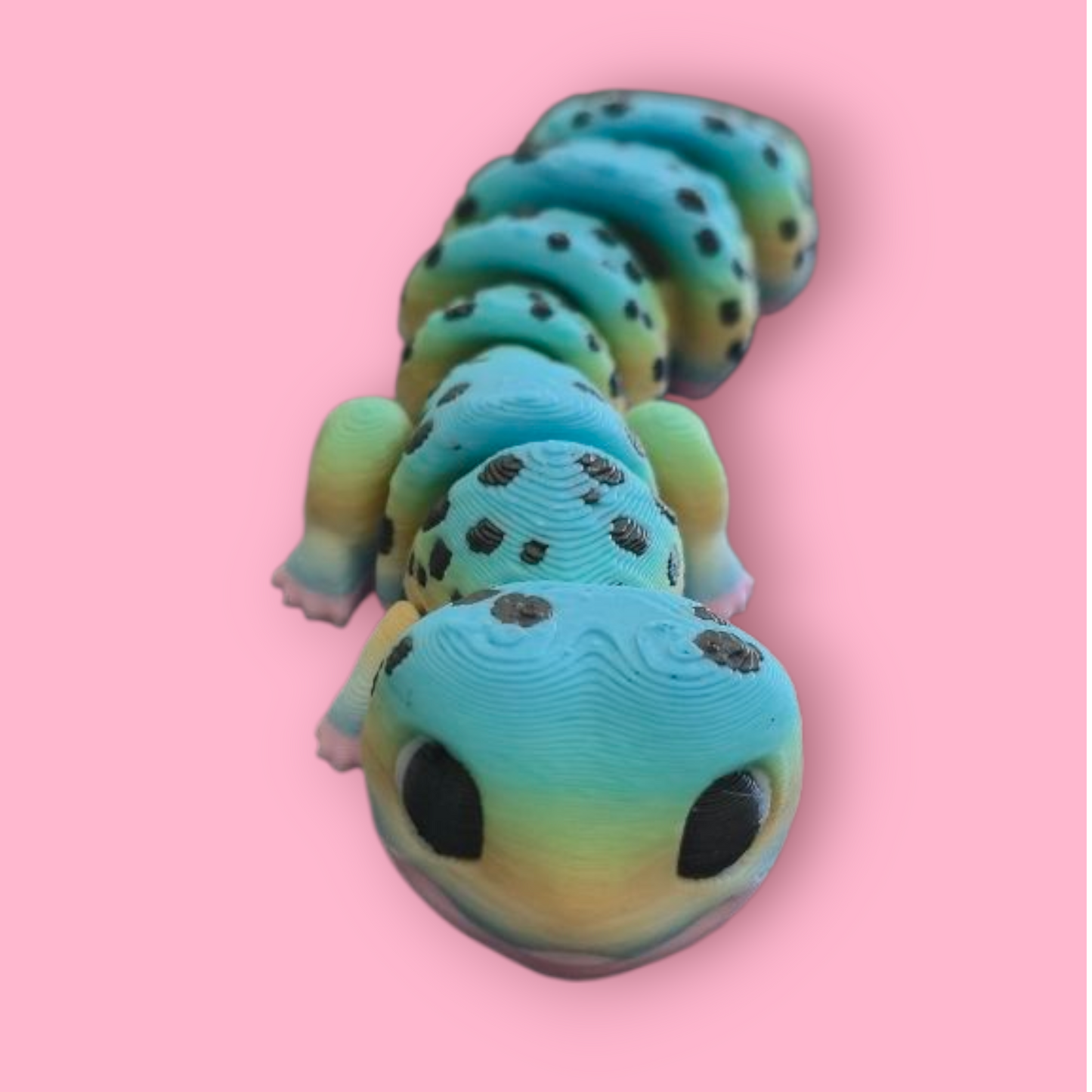 Lepord Geko β Articulated Fidget Animal Toy β Cute Desk Pet Decor β Poseable Geko Gift