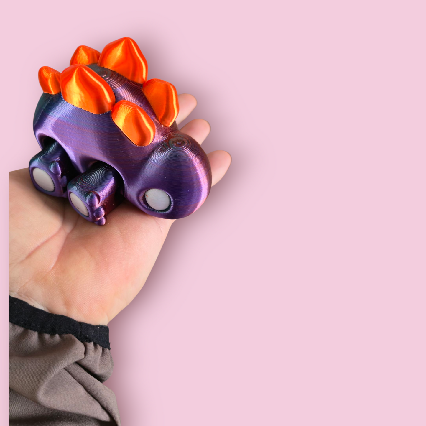 Dinosaur Sensory Toy Articulated Fidget Aid for Autism, ADHD Anxiety Stress Relief Dino – Tactile Sensory Gift for Kids & Adults