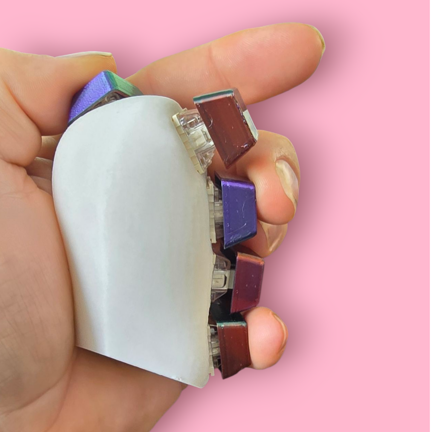 Ergo Fidget Clicker – Deep Sensory Stim for ADHD & Anxiety – Textured PLA Grounding Tool