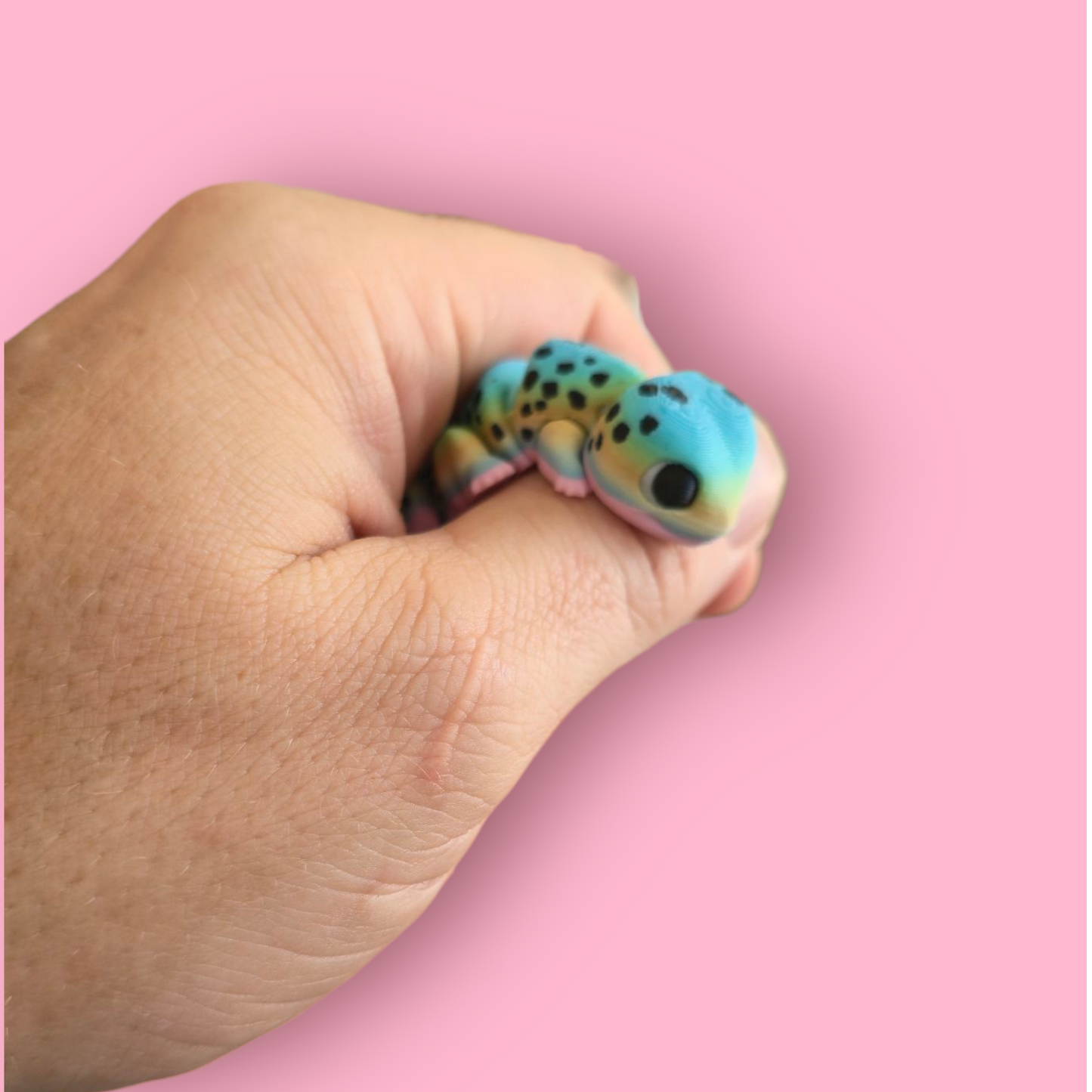 Lepord Geko β Articulated Fidget Animal Toy β Cute Desk Pet Decor β Poseable Geko Gift