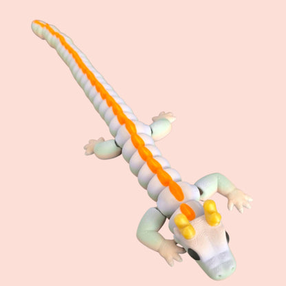 Qinglong Baby Dragon – 13" Poseable 3D Printed Dragon Toy | Articulated Collectible Figurine & Sensory Fidget Gift