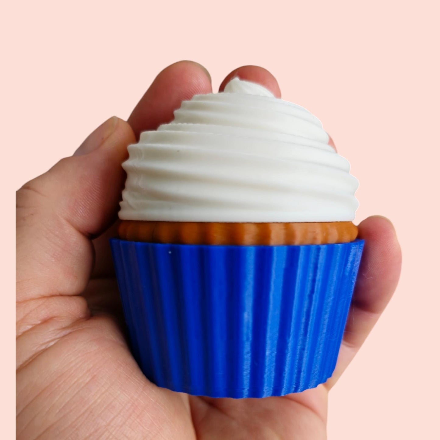 3D printed Sensory Lucky Dragon & Cupcake Container Combo  Mamal Desk Toy and Home Decor