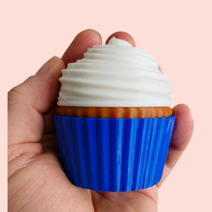 3D printed Sensory Lucky Dragon & Cupcake Container Combo  Mamal Desk Toy and Home Decor