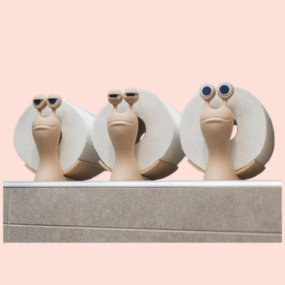Silly Slug Toilet Roll Holder – Quirky 3D Printed Bathroom Buddy (1 per Purchase)