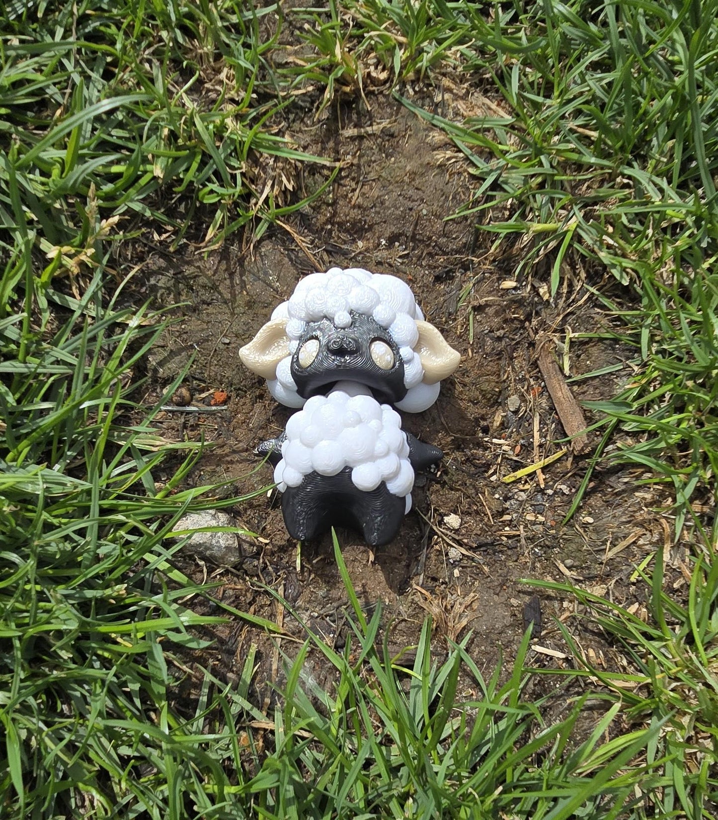 Sheep Pixie –3D Printed Fantasy Creature Figurine – Whimsical Fae Animal –Cute Magical Shelf Decor – Unique Gift for Fairy & Mythical Lovers