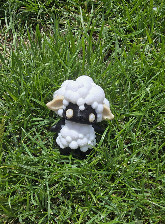 Sheep Pixie –3D Printed Fantasy Creature Figurine – Whimsical Fae Animal –Cute Magical Shelf Decor – Unique Gift for Fairy & Mythical Lovers