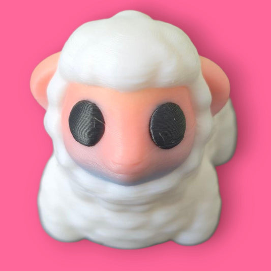 Articulated Sheep Fidget Toy – 3D Printed Sensory Animal for Stress Relief & Focus, Cute Desk Toy