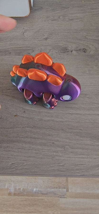 Dinosaur Sensory Toy Articulated Fidget Aid for Autism, ADHD  Anxiety Stress Relief Dino – Tactile Sensory Gift for Kids & Adults