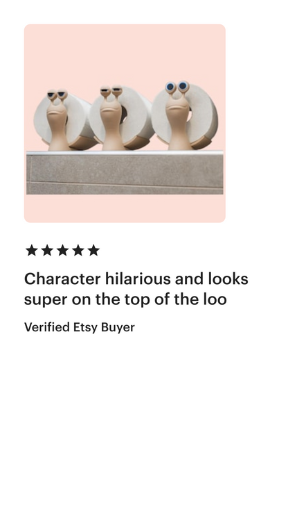 Silly Slug Toilet Roll Holder – Quirky 3D Printed Bathroom Buddy