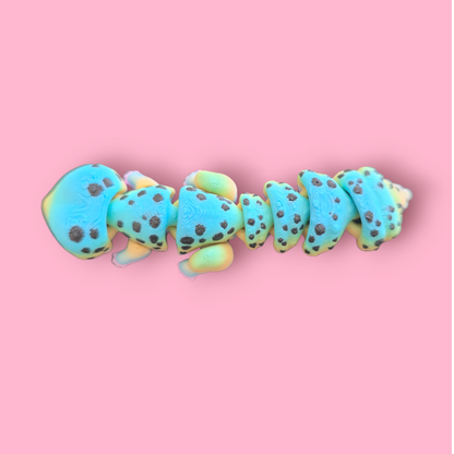 Lepord Geko – Articulated Fidget Animal Toy – Cute Desk Pet Decor – Poseable Geko Gift