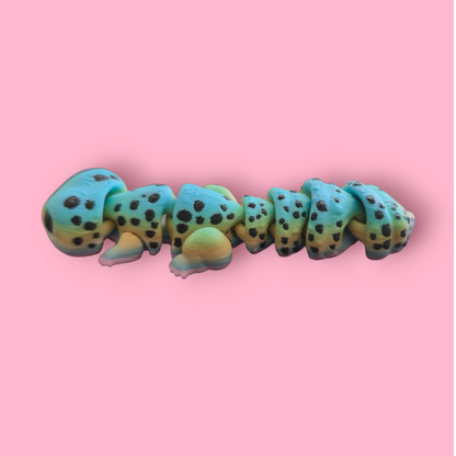Lepord Geko – Articulated Fidget Animal Toy – Cute Desk Pet Decor – Poseable Geko Gift