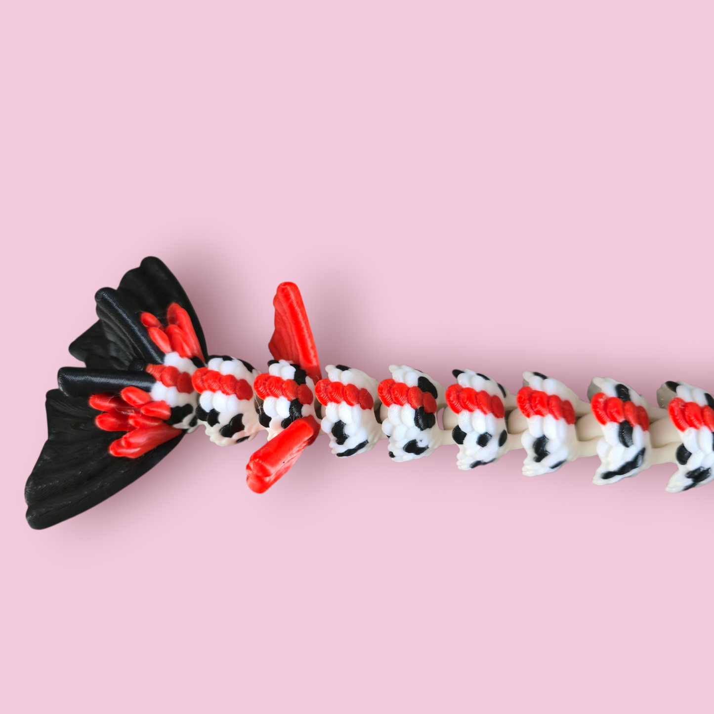 Koi Fish Dragon – 19" Articulated Sensory Fidget Toy – Stress Relief Gift for Kids & Adults – Long Flexible Desk Toy – ADHD  Autism Aid